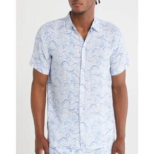 Endless Summer or Rabbit Low Tide men's short-sleeve button-down shirt size XXL